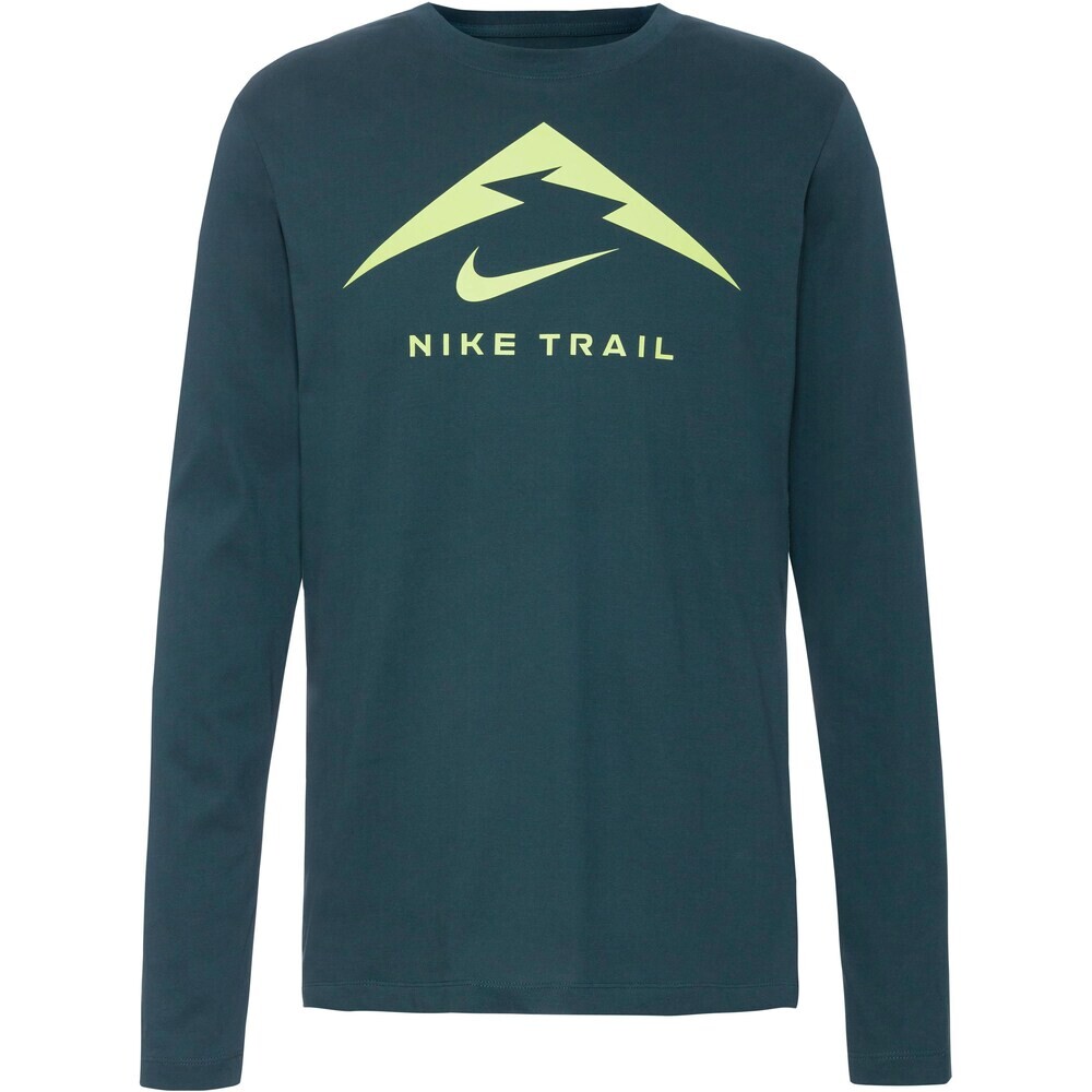 

Футболка для выступлений Nike Trail, изумрудный/светло-зеленый