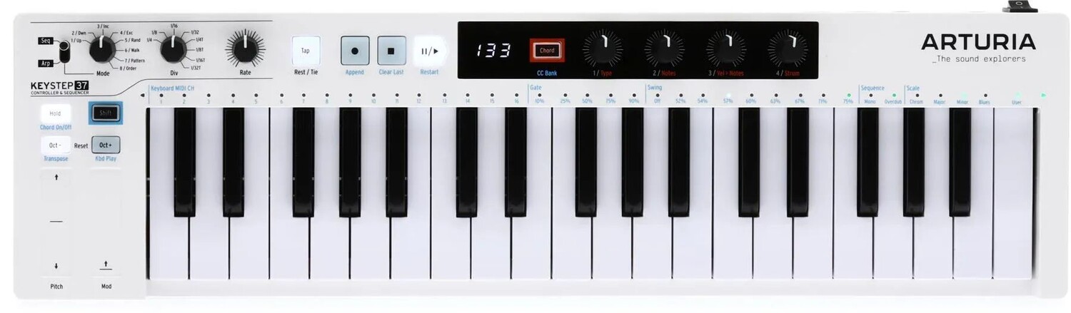 

Arturia KeyStep 37 37-клавишный контроллер и секвенсор