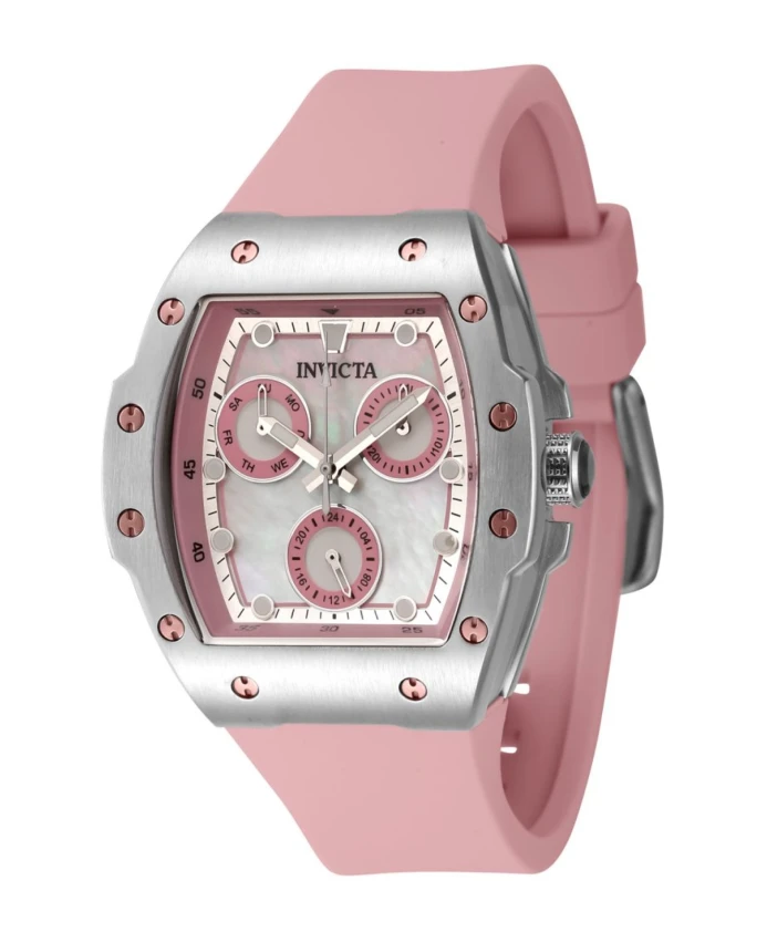 

Гоночные женские кварцевые часы перламутр Invicta Watches, серый