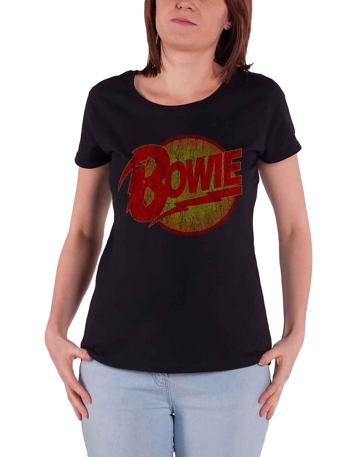 Винтажная футболка скинни Diamond Dogs David Bowie, черный alderton david dogs