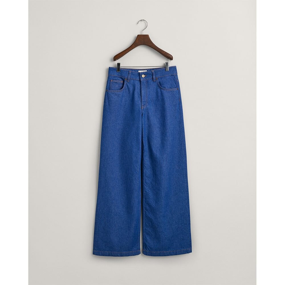 

Джинсы Gant Wide Leg Fit, синий