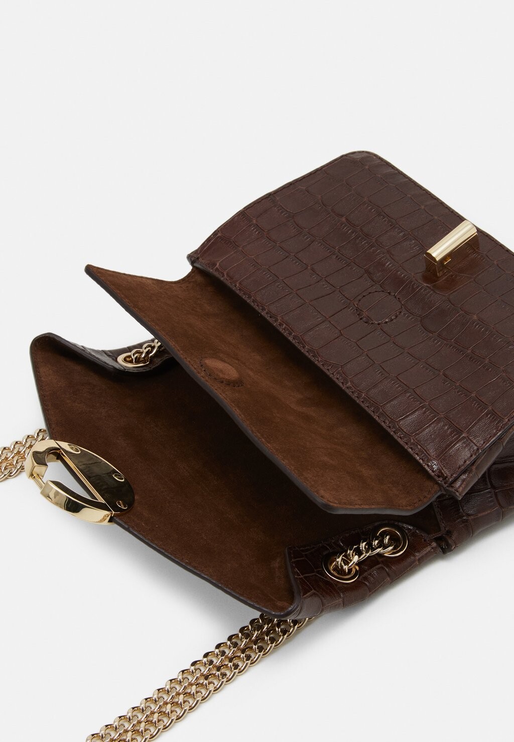 

Сумочка CROCO CHAIN SHOULDER BAG sandro, коричневый