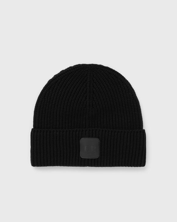 

Шапка C.P. Company Metropolis Series Extra Fine Merino Wool Logo Beanie, черный