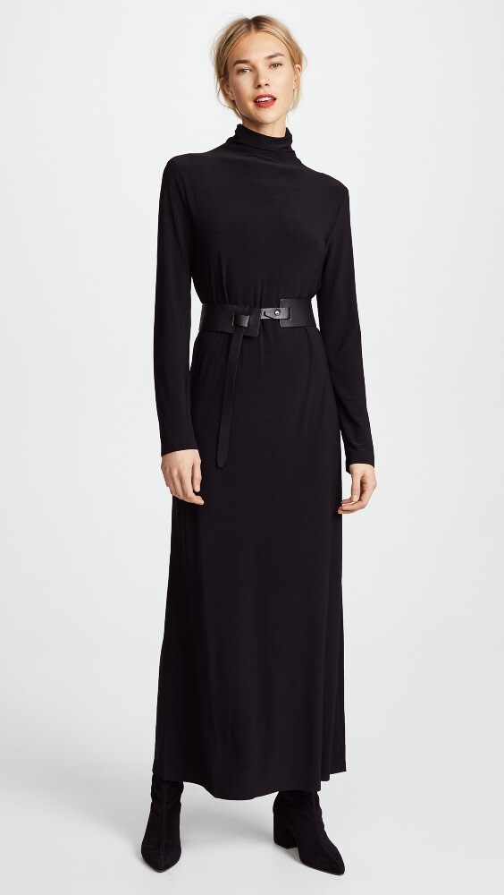 

Платье Norma Kamali Turtleneck, черный