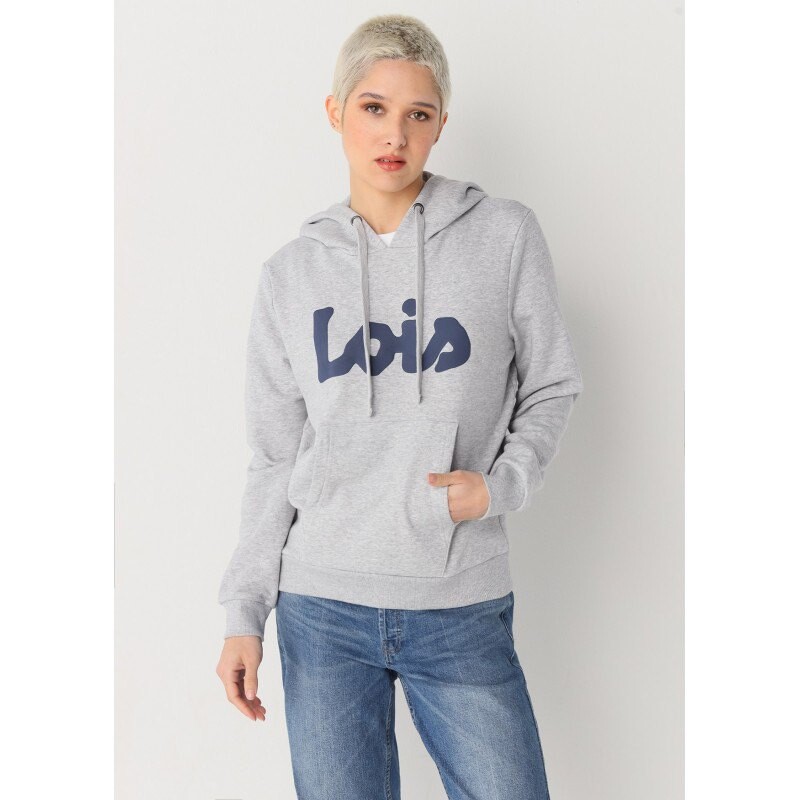 

Худи Lois Jeans 135258-46439-2220 Logo, серый