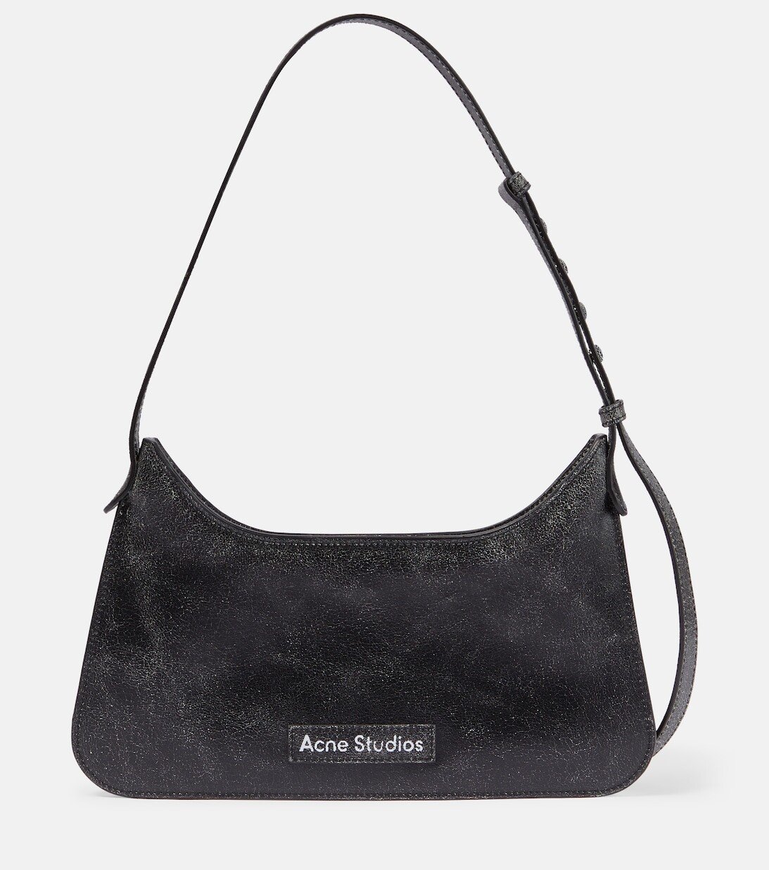 

Кожаная сумка через плечо Platt Mini Acne Studios, черный
