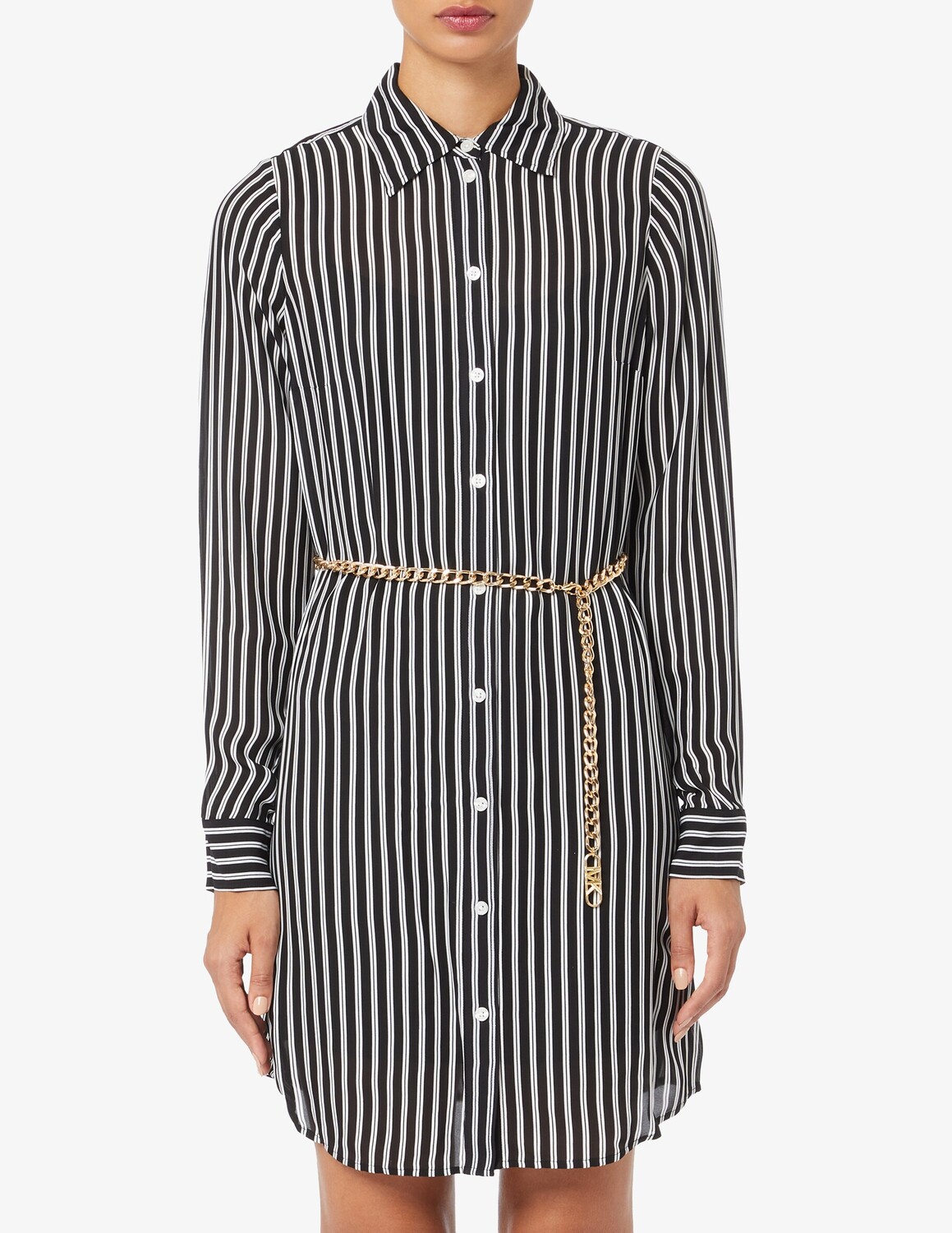 

Мини-платье с длинными рукавами Michael Michael Kors, черный