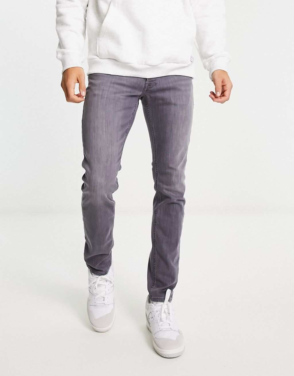 

Серые джинсы узкого кроя Jack & Jones Intelligence Glenn