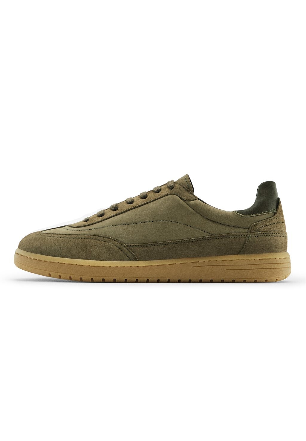 

Низкие кроссовки CONTRAST SPLIT Massimo Dutti, зеленый