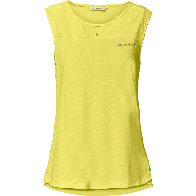 Женская походная футболка Skomer Vaude, желтый