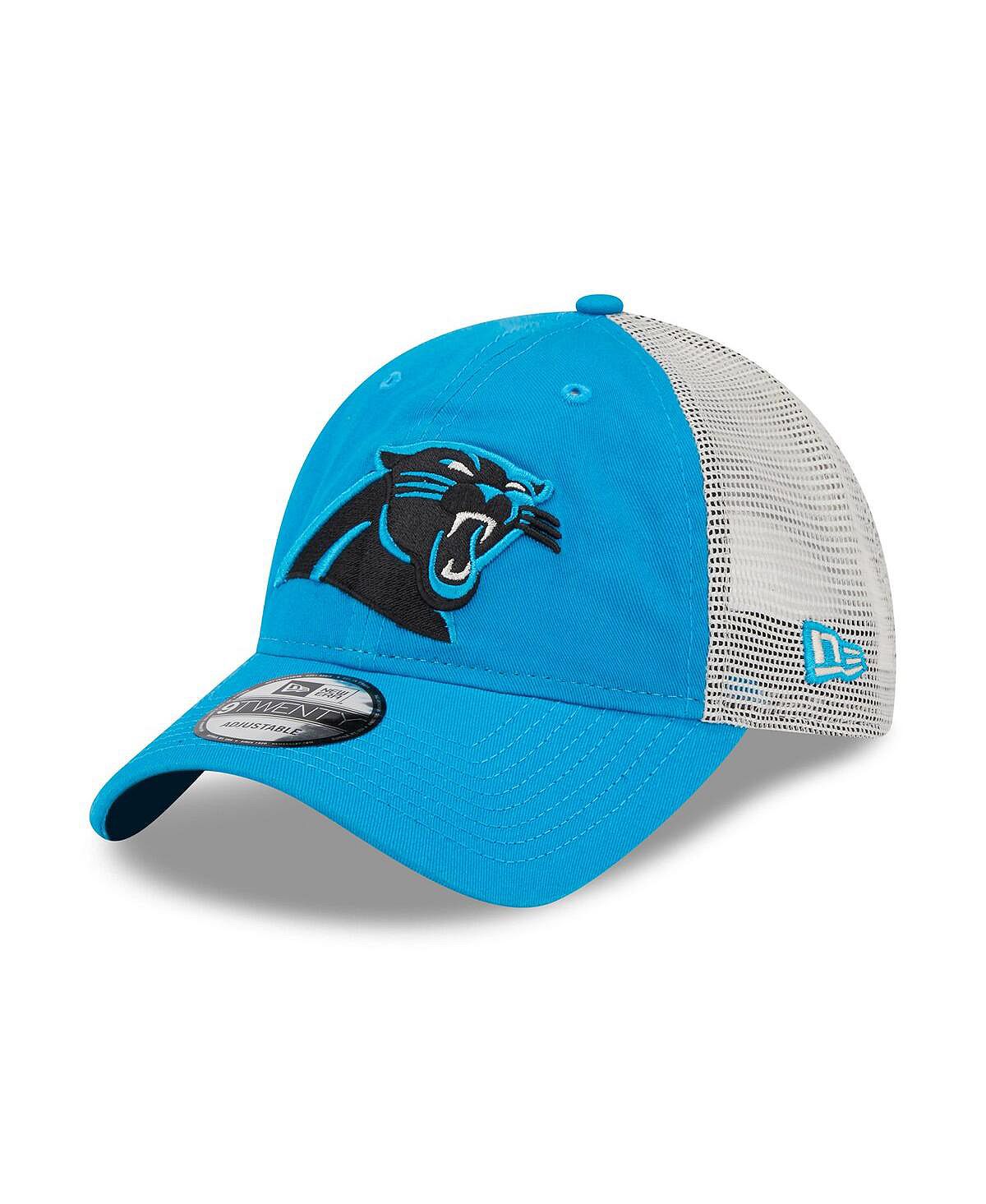 Мужская синяя натуральная кепка Carolina Panthers Loyal 9TWENTY Trucker Snapback New Era