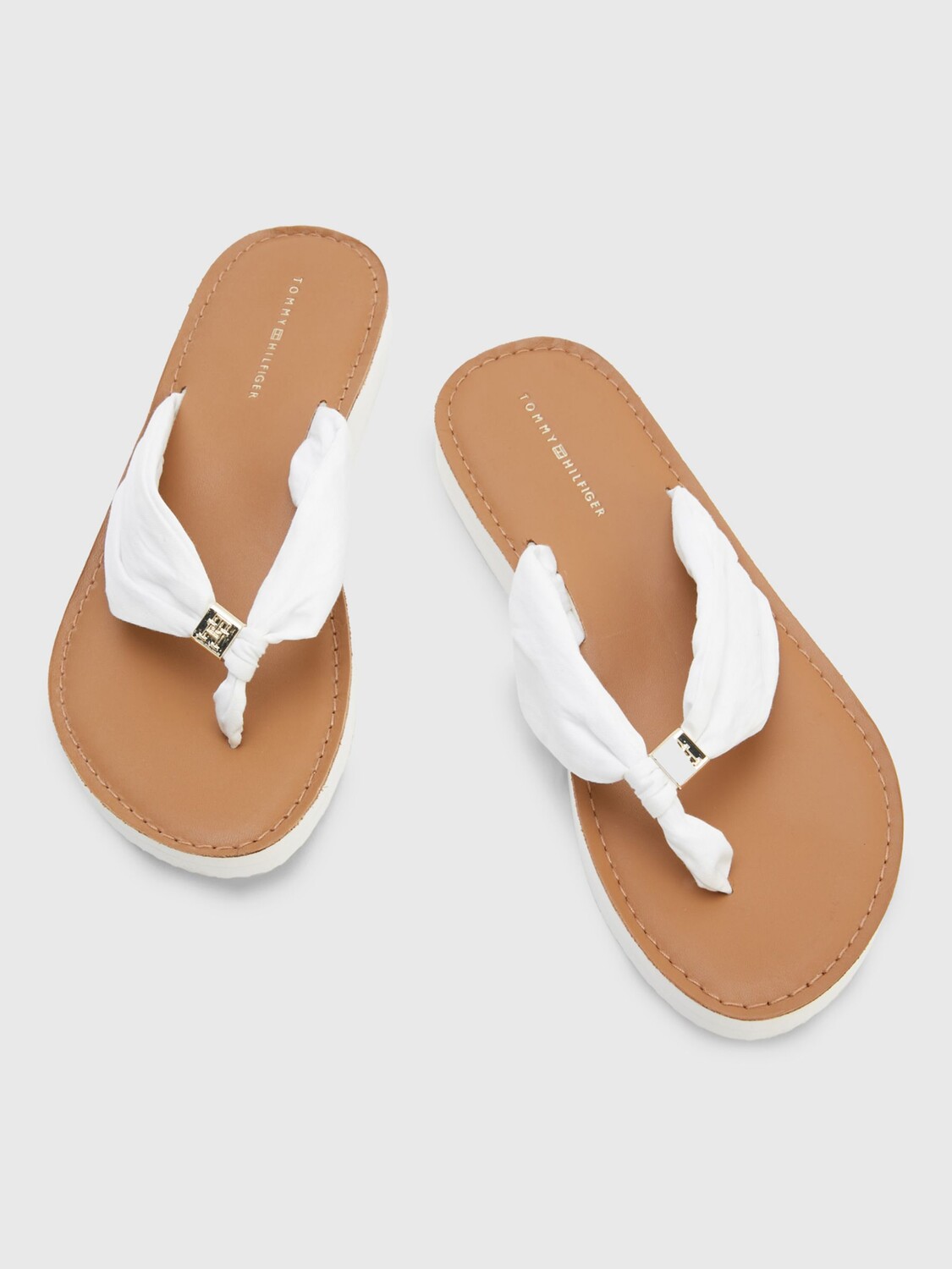 

Сандалии Tommy Hilfiger Beach, цвет экрю
