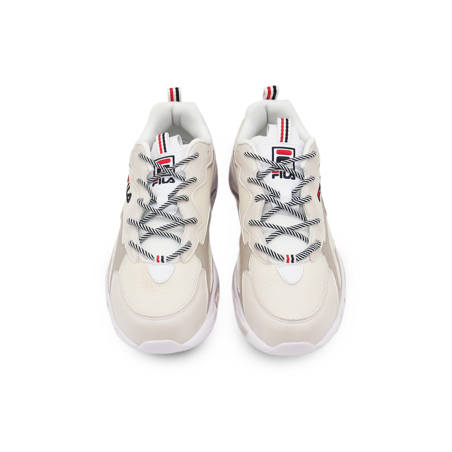 

Кроссовки FILA Tracer Chunky Sneakers Men Low-top Beige/White/Black/Grey, коричневый