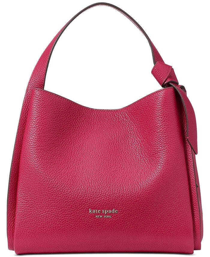 

Маленькая сумка через плечо Knott из шагреневой кожи с цветными блоками kate spade new york, красный