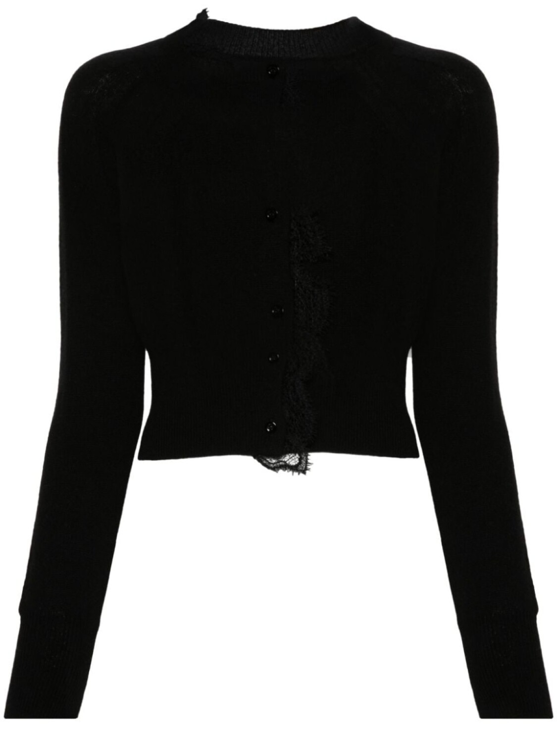 

Ermanno Scervino кардиган с кружевной отделкой, черный