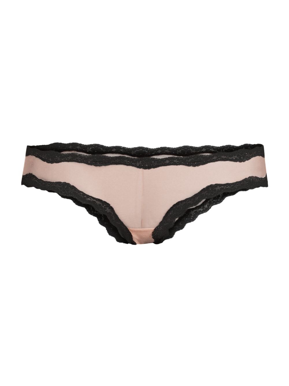 

Трусы из прозрачного тюля с кружевной отделкой Fleur du Mal