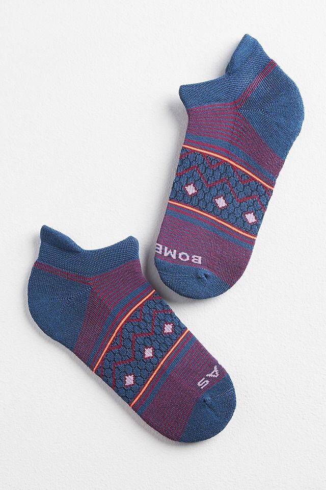 

Носки Bombas Fairisle однотонные в полоску, темно-серый