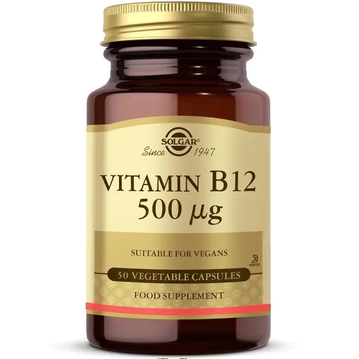 Solgar Витамин B12 500 мкг 50 таблеток solgar витамин b12 500 мкг 250 растительных капсул