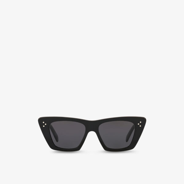 

Cl40187i солнцезащитные очки «кошачий глаз» из ацетата Celine, черный
