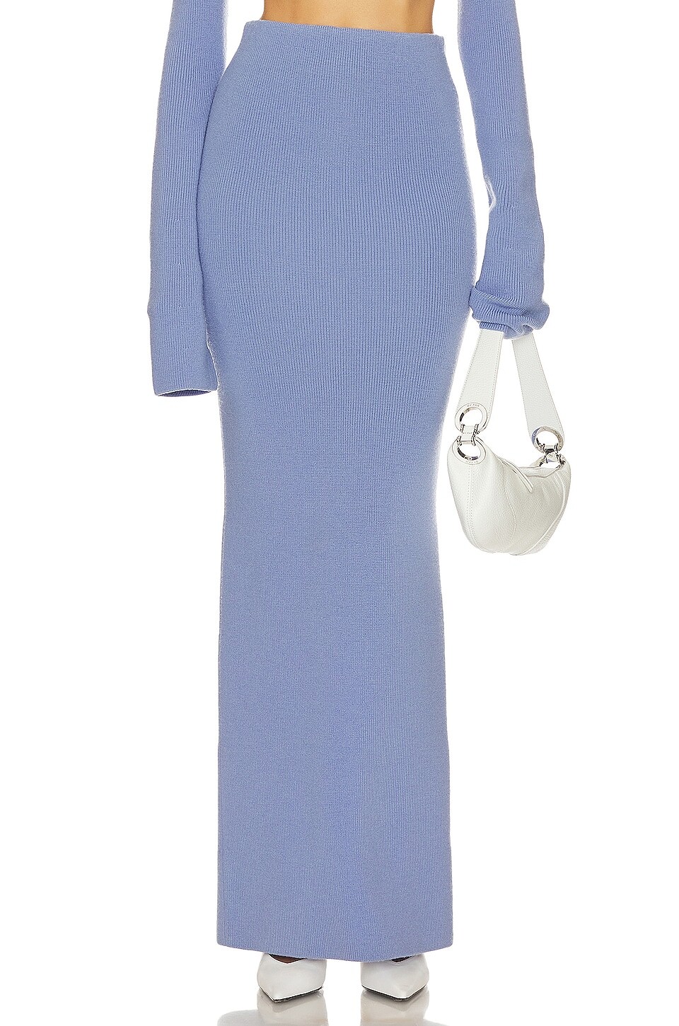 

Юбка макси Lapointe Merino Wool Slim, цвет Periwinkle