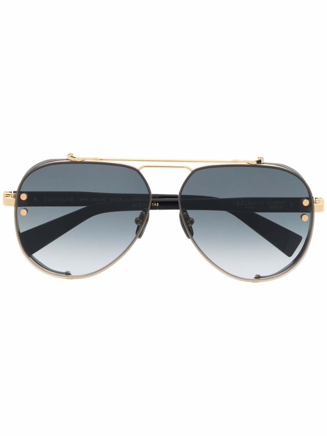 

Balmain Eyewear солнцезащитные очки-пилоты с логотипом, черный