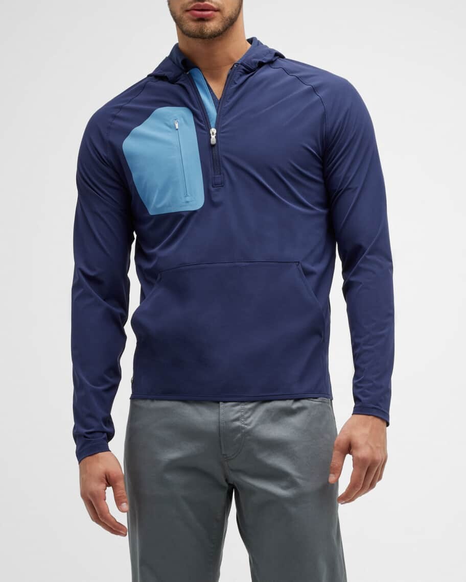 

Мужская ветрозащитная худи Flex Adapt с молнией до половины Peter Millar