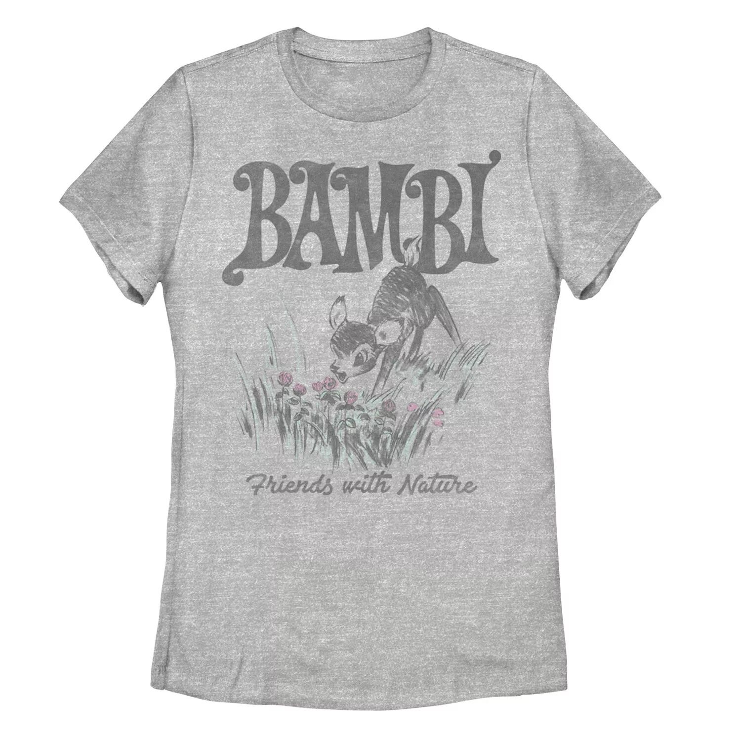 

Футболка Disney's Bambi Juniors' Friends с рисунком природы Licensed Character