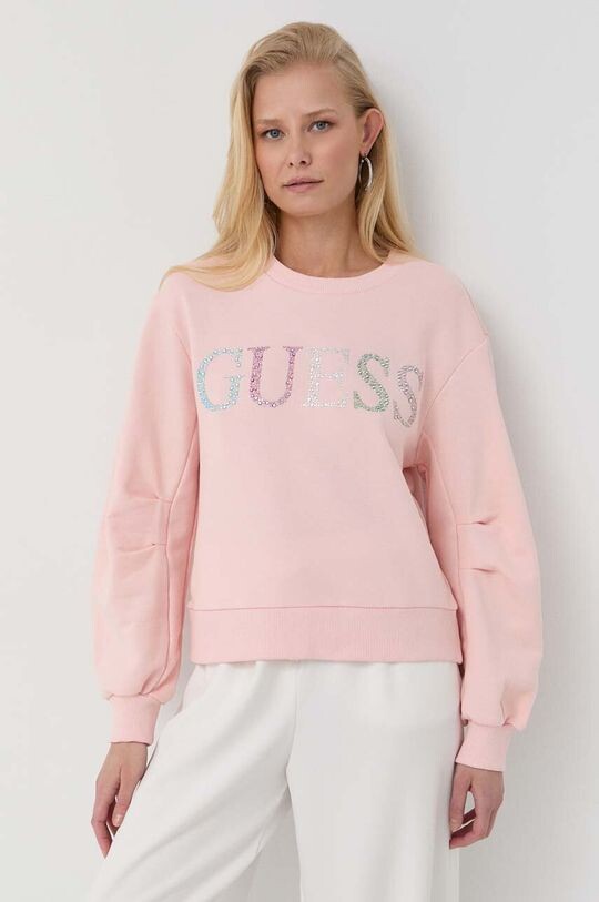 

Фуфайка Guess, розовый