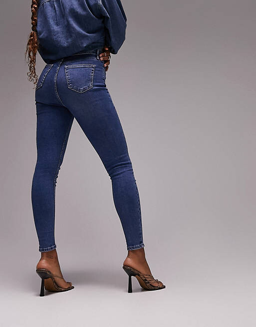 

Голубые джинсы Topshop Hourglass Jamie