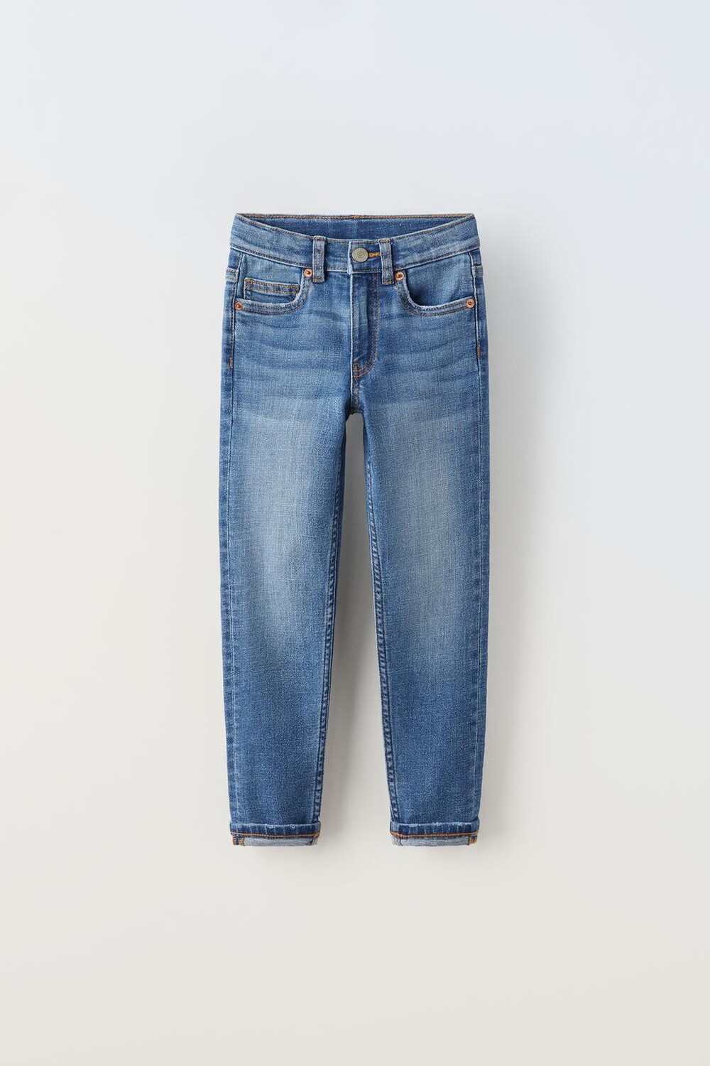 

Джинсы скинни ZARA, средне-синий