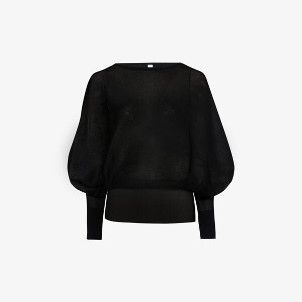 

Топ Pottery из переработанного полиэстера с вырезом «лодочка» Cfcl, черный