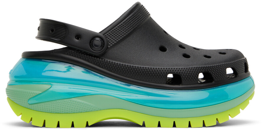 

Черные сабо Mega Crush Crocs