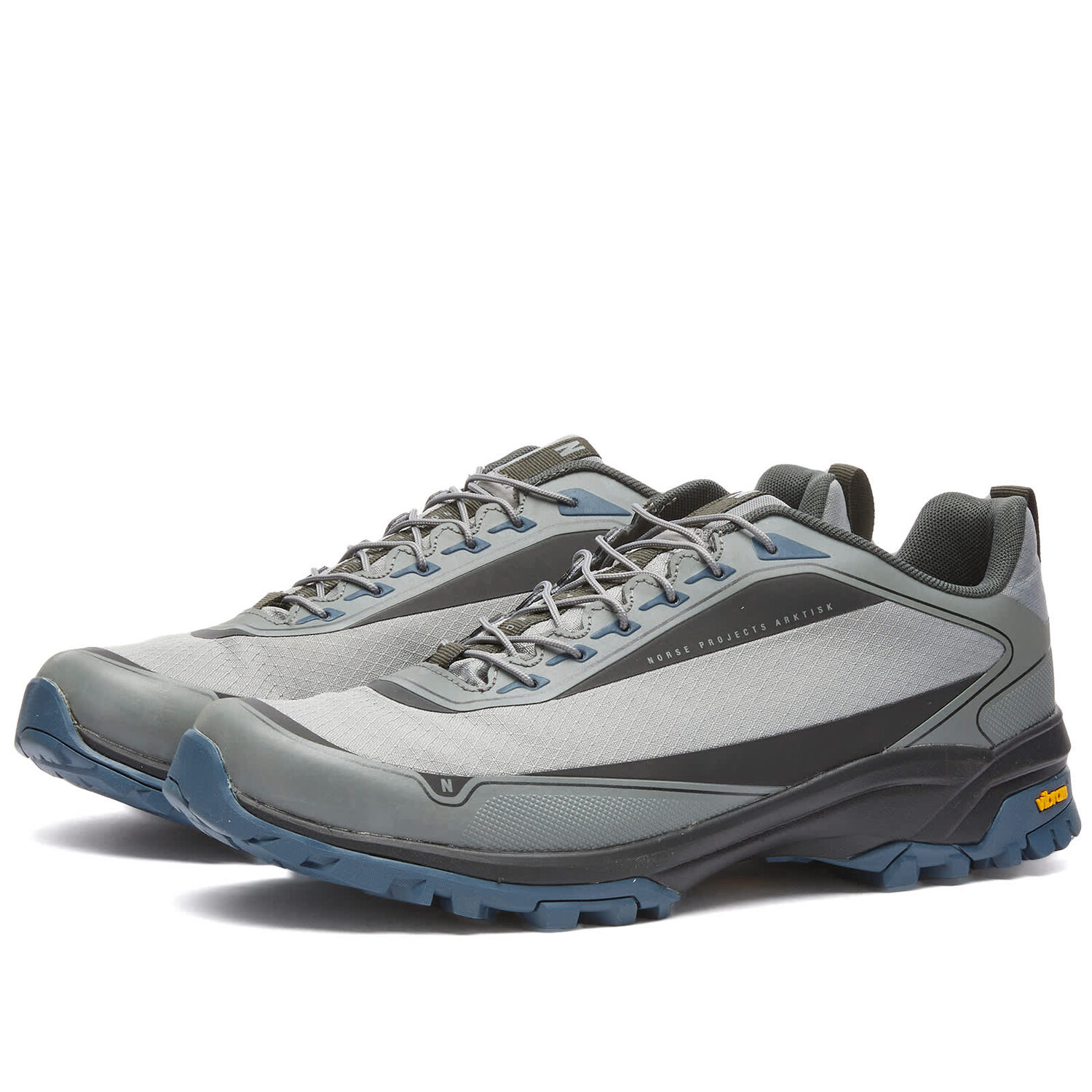 

Кроссовки Norse Projects Lace Up Runner V02, цвет Slate Grey