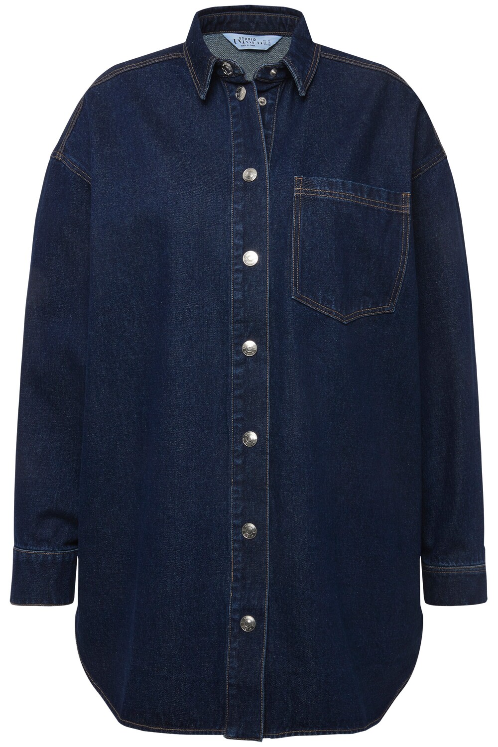 

Блуза Studio Untold Hemd, цвет dark blue denim