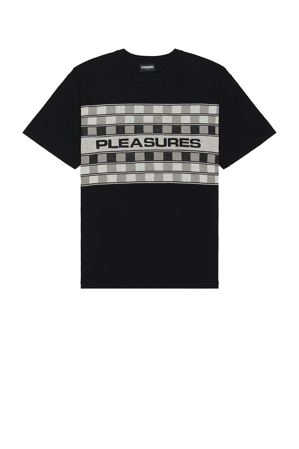 

Футболка мужская Check Knit Shirt Pleasures, черный
