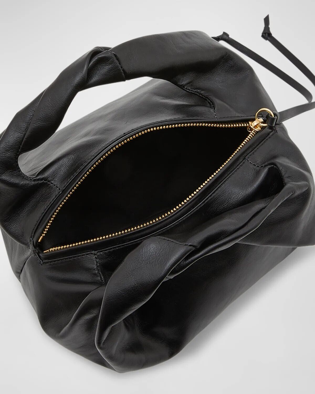 

Маленькая кожаная сумка с ручкой сверху Dries Van Noten, цвет Black