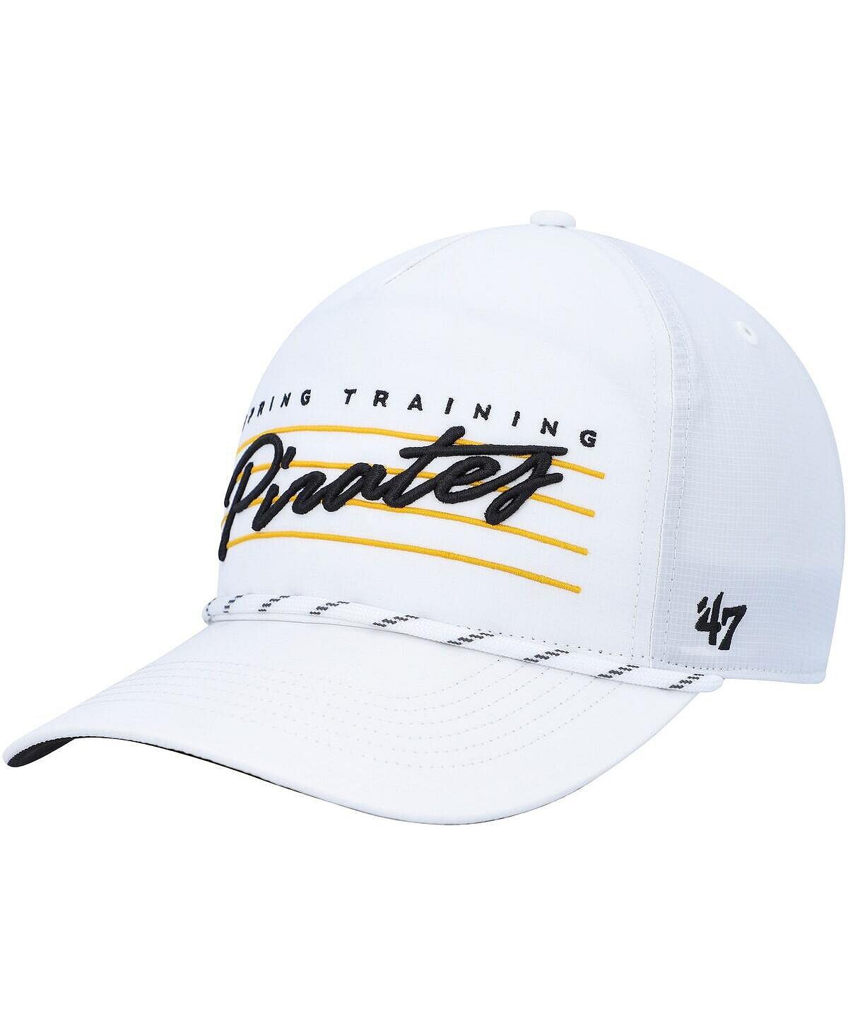

Мужская белая кепка Pittsburgh Pirates Downburst Hitch Snapback '47 Brand