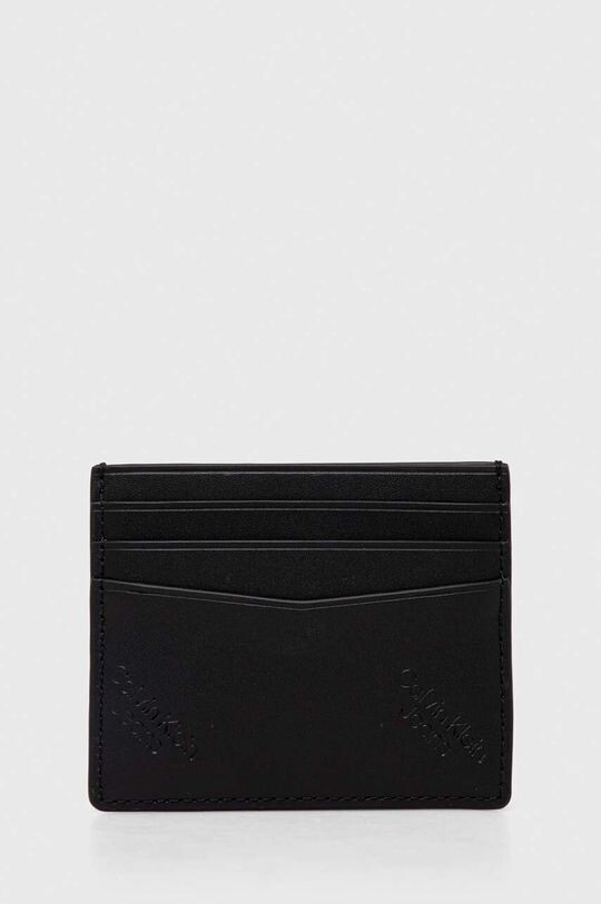 

Кожаный визитница Calvin Klein Jeans, черный