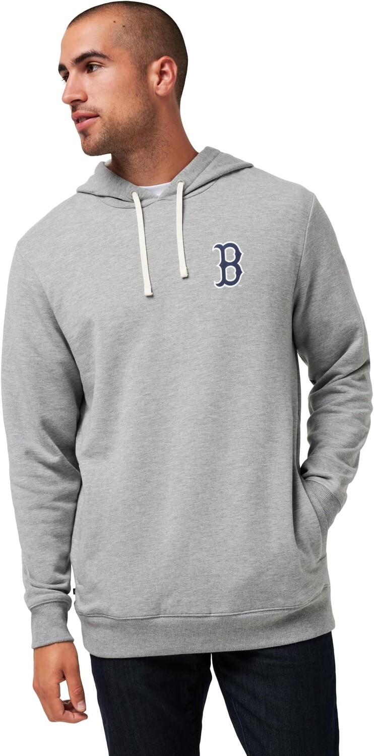 

Худи TravisMathew Boston Red Sox Cloud Hoodie, цвет Heather Grey