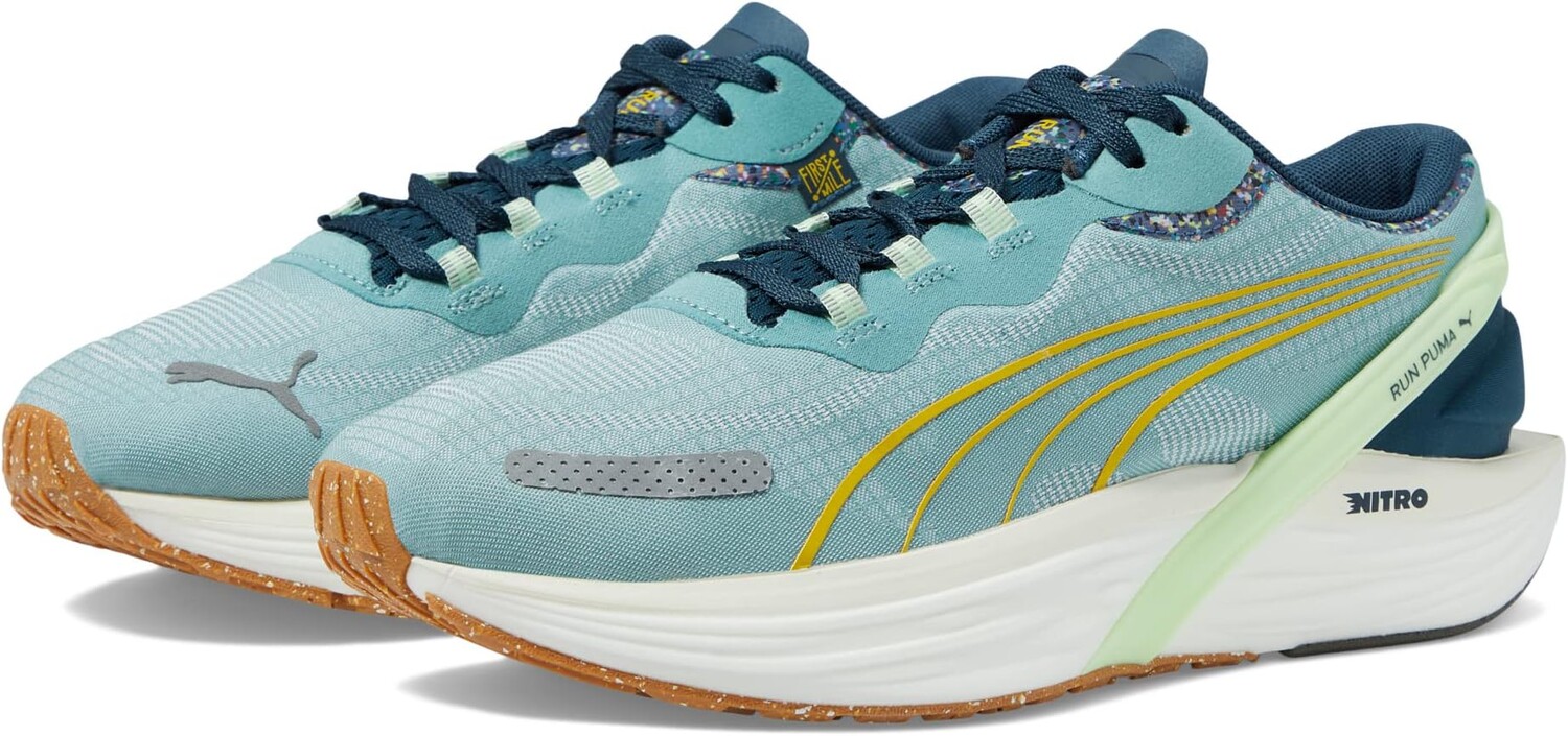 

Кроссовки Run XX Nitro First Mile PUMA, цвет Adriatic/Dark Night/Fresh Pear