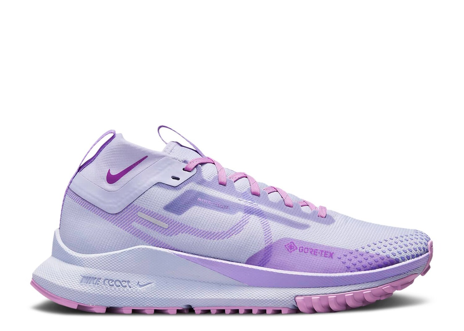 

Кроссовки Nike Wmns React Pegasus Trail 4 Gore-Tex 'Oxygen Purple', розовый