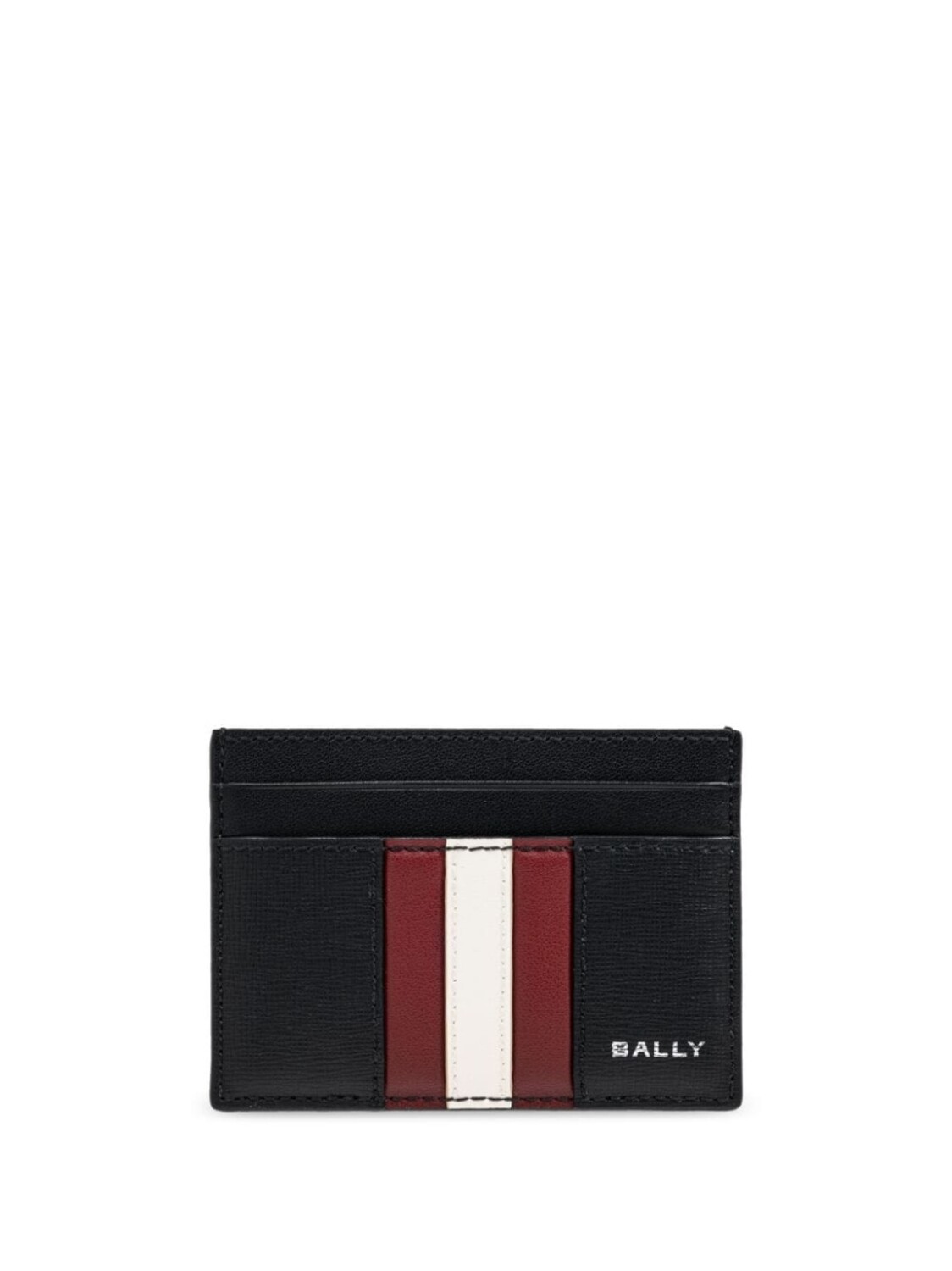 

Bally держатель для карт из кожи с лентой, черный