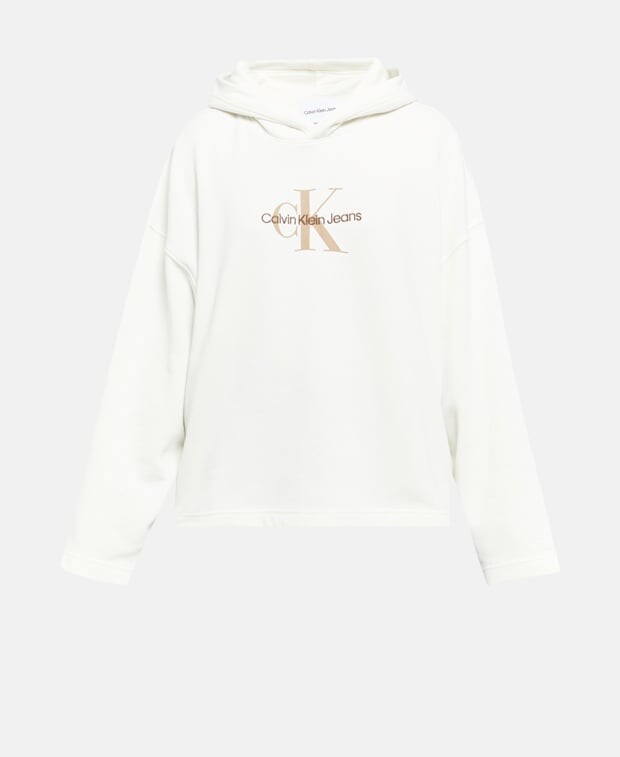 

Толстовка с капюшоном Calvin Klein, экрю