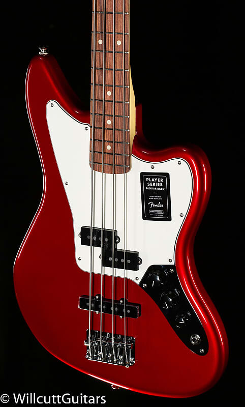 

Басс гитара Fender Player Jaguar Bass Pau Ferro Fingerboard Candy Apple Red