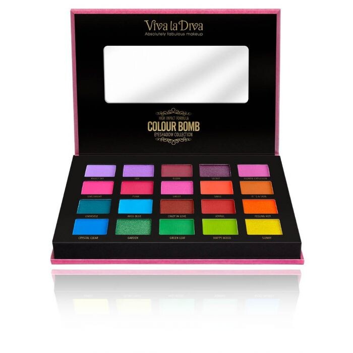 

Тени для век Colour Bomb Paleta de Sombras Viva La Diva, Multicolor