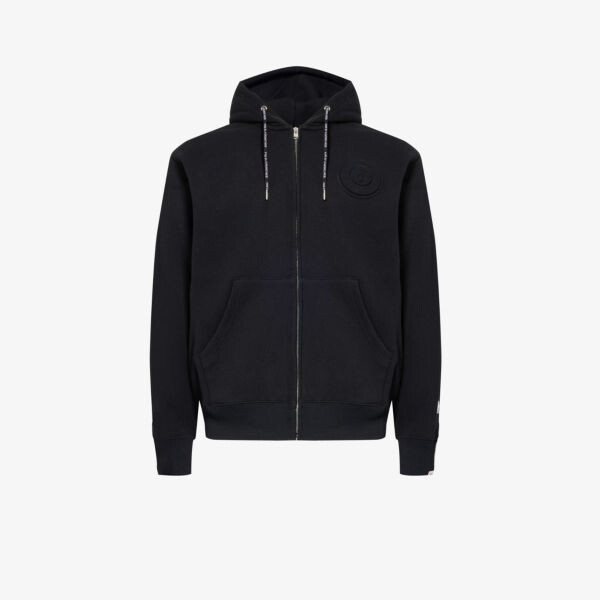 

Фирменная толстовка свободного кроя из смесового хлопка Aape, черный