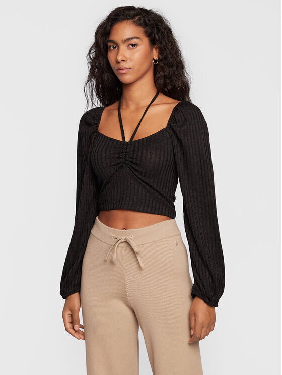 

Узкая блузка Gina Tricot, черный