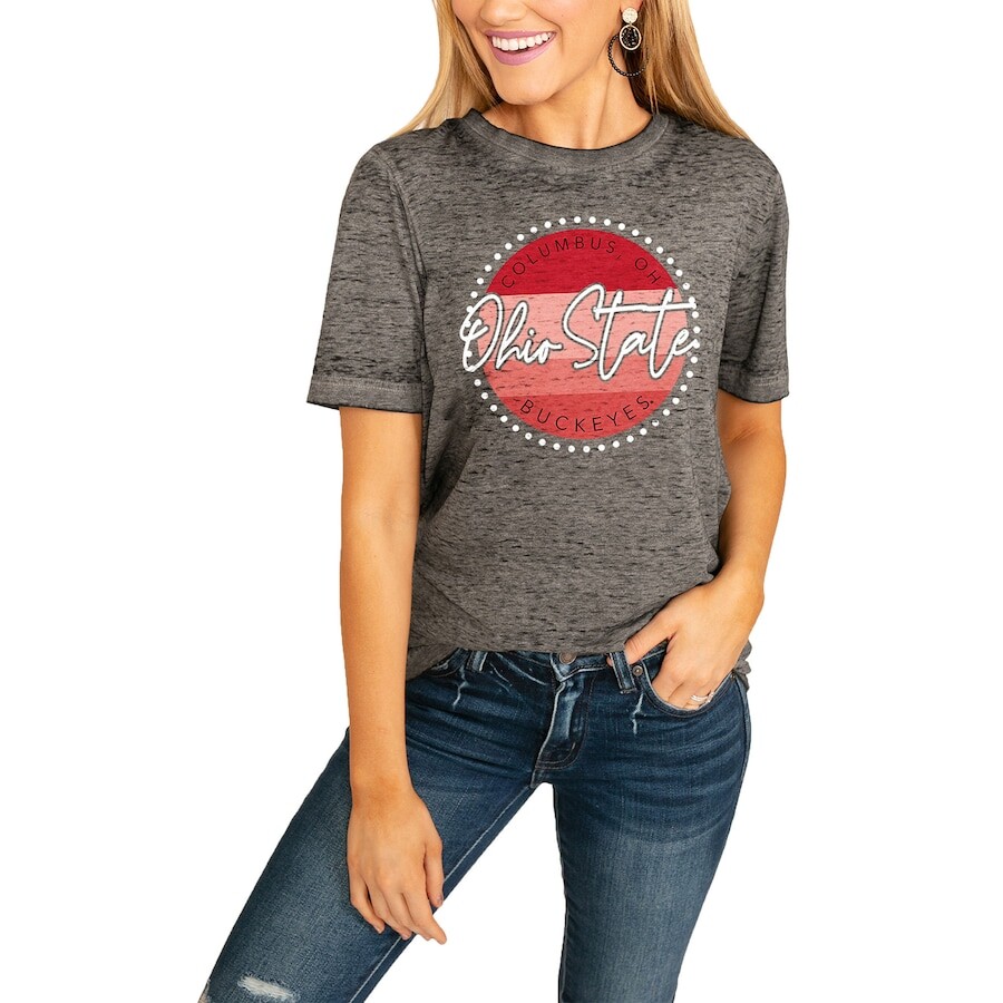 

Футболка с коротким рукавом Gameday Couture Ohio State Buckeyes, угольный