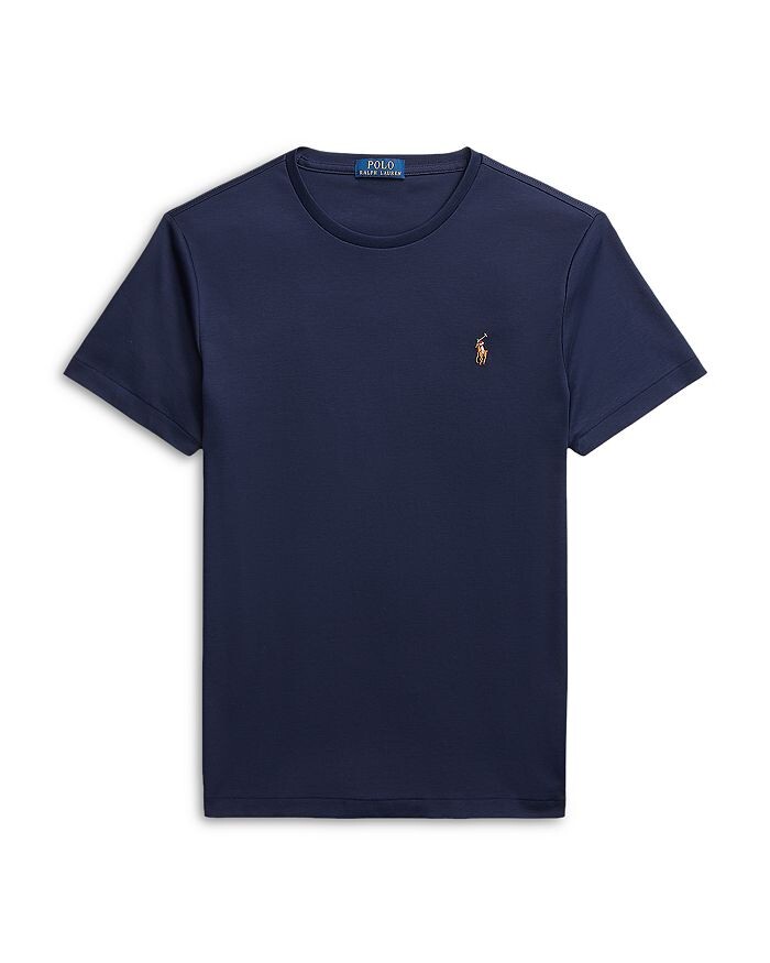 

Футболка Slim Fit из мягкого хлопка на заказ Polo Ralph Lauren, Серый