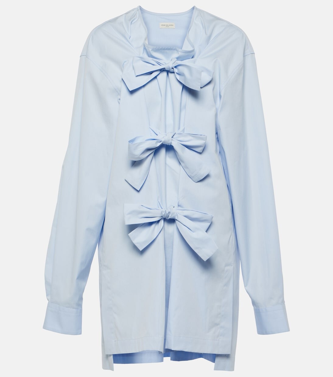 

Топ cabara из хлопка Dries Van Noten, синий